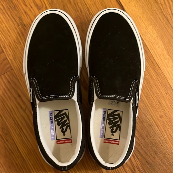 Vans black slip on - Picture 1 of 3